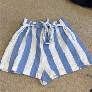 High waisted shorts.